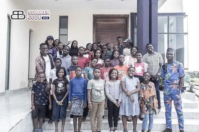 Cohort and facilitators after a practical learning session