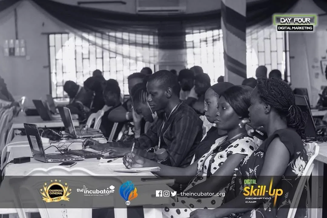 Skill Up classroom session with learners and facilitators