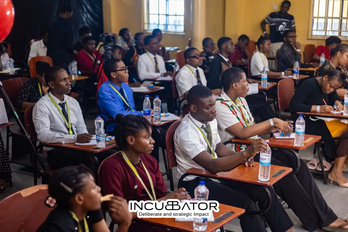 Corps members learning in a classroom during NYSC SAED training