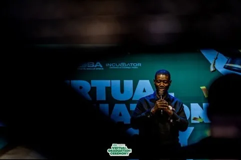 Incubator Hub event speaker addressing participants